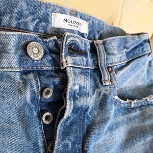 Moussy High Rise Blue Jeans for Women